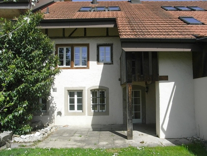 Westfassade mit Sitzplatz Grossansicht